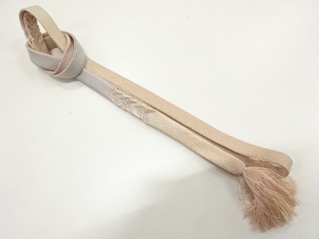 JAPANESE KIMONO / HANDTIED OBIJIME CORD 